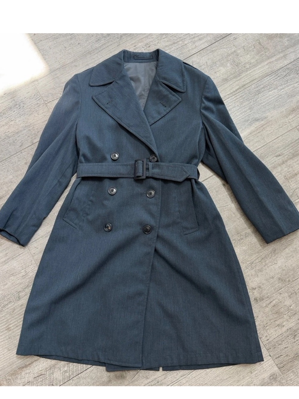 Vintage Military Trench Raincoat w/Liner Women’s